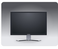Computer Monitor Lcd Flat Panel Plasma Desktop Personal Widescreen Dell PC X86 Hidef HD Thumbnail