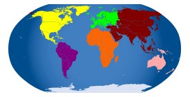 Continents colored Thumbnail