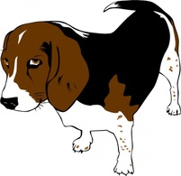 Copper The Beagle clip art Thumbnail
