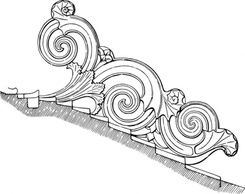Corinthian Ornament clip art Thumbnail
