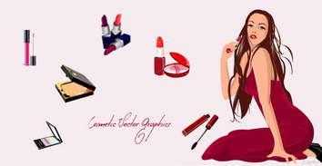 Cosmetics vector graphics Thumbnail