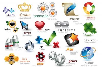 Creative 3D Vector Logotype Icons Thumbnail