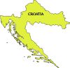 Croatia Vector Map Thumbnail