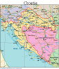 Croatia Vector Map Thumbnail