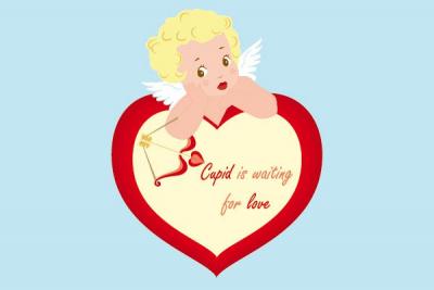 Cupid is Waiting Vector Thumbnail
