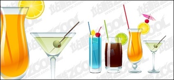 Cups drinks vector material Thumbnail