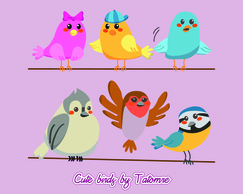 Cute Bird Vectors!!! Thumbnail