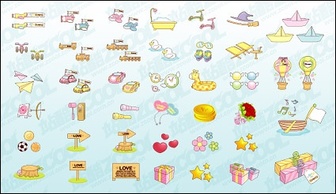Cute icon vector material goods-2 Thumbnail