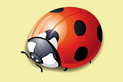 Cute Ladybug Vector Thumbnail