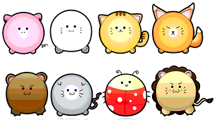 Cute Puffy Animals