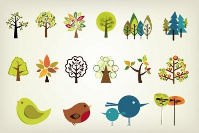 Cute Vector Trees Pack Thumbnail