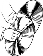 Cymbals clip art Thumbnail
