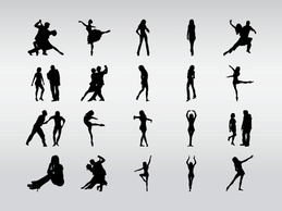 Dancers Silhouettes Thumbnail