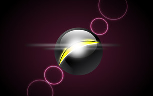 Dark Glossy Sphere Thumbnail