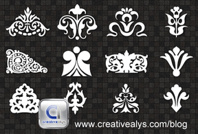 Decorative Ornaments for logo, web and graphic design