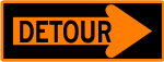 Detour Vector Sign Thumbnail