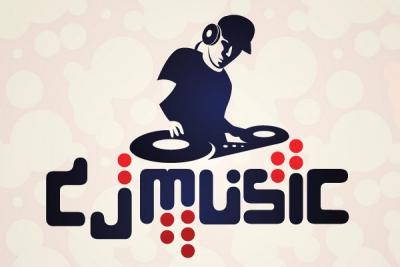 Dj Music Vector Logo Thumbnail