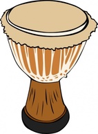 Djambe Drum clip art