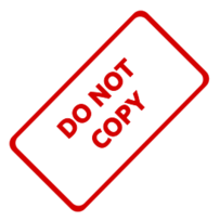 Do Not Copy Business Stamp 1 Thumbnail