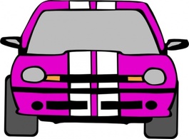 Dodge Neon (pink) clip art Thumbnail