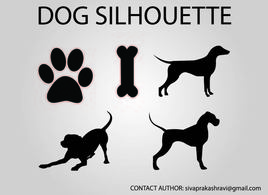 Dog Vector Silhouette