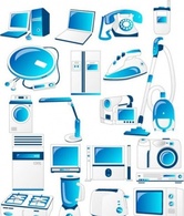 Domestic Appliances Icons Thumbnail