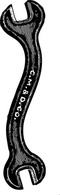 Double Open End Wrench clip art Thumbnail