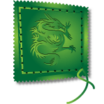 Dragon Label Free Vector