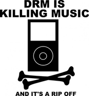 Drm Is Killing Music clip art Thumbnail