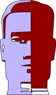 Droid Robot Head Face clip art Thumbnail