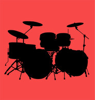 Drum Kit Vector. Thumbnail