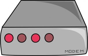 Dsl Cable Modem clip art Thumbnail