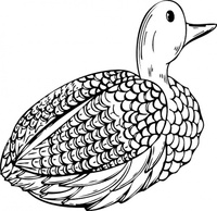 Duck Decoy clip art