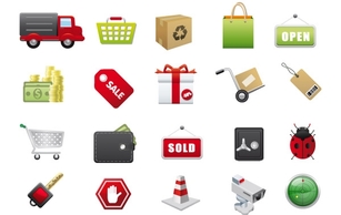 E-Commerce Vector Icons Thumbnail