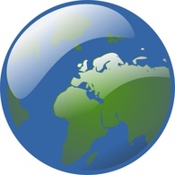 Earth Globe clip art