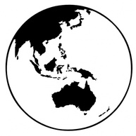 Earth Globe Oceania clip art Thumbnail