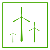 Eco Green Windmill Icon Thumbnail