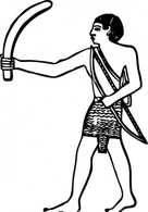 Egyptian Boomerang clip art Thumbnail