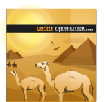 Egyptian Desert Landscape Thumbnail