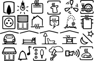 Electric Symbols clip art