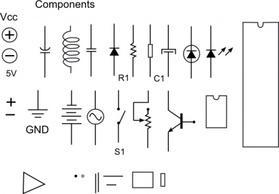 Electronic Components clip art Thumbnail
