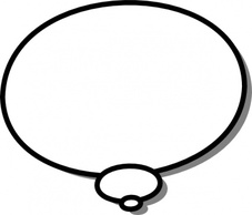 Ellipses Callout Thought Thinking clip art Thumbnail