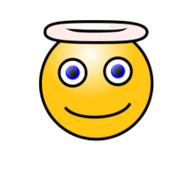 Emoticons: Angelic face Thumbnail