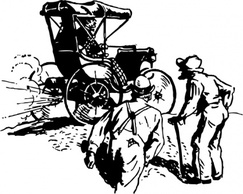 Engine Car Gas Lineart Early Vehicle Internal Auto Buggy Combustion Thumbnail