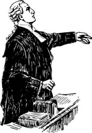 English Lawyer Early Th Century clip art Thumbnail