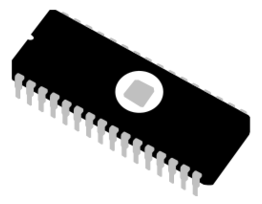 EPROM chip integrated circuit memory IC Thumbnail