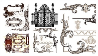 eps format, including jpg preview, keyword: Vector lace, border, European-style lace, ornate lace, practical lace, ... Thumbnail
