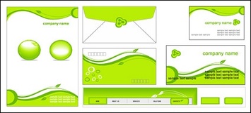 Eps Format, Keyword: Letterheads, Envelopes, Leaves, Site Flavored Thumbnail