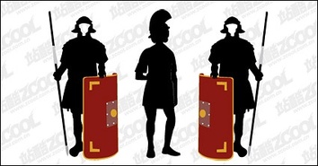 Eps Format, With JPG Preview, The Crucial Words: Vector Silhouette Figures, Armor, Shields, Samurai