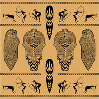 Ethnic African ornament background2 Thumbnail
